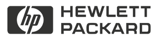 The Hewlett Packard logo.