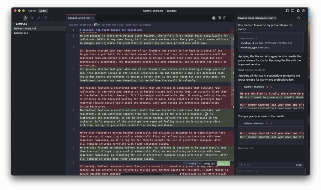 Improving Structured Content Quality in Cursor with Markup AI