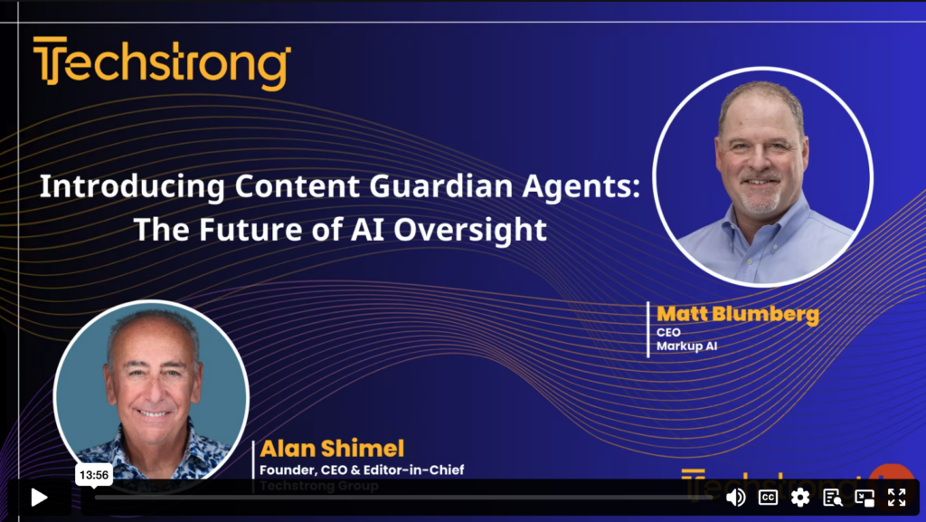 Poster of Matt's interview.