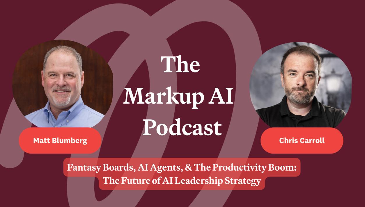 The markup ai podcast fantasy boards ai agents