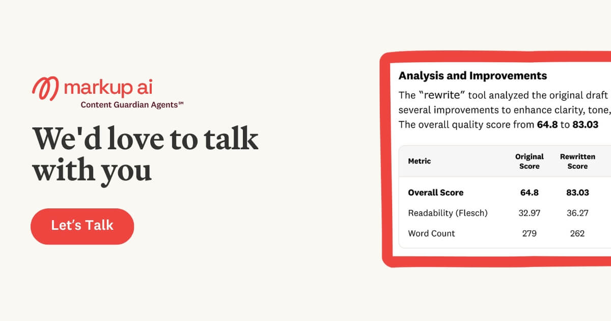 Let's Talk | Markup AI