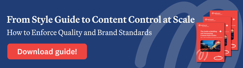 Content Style Guides guide.