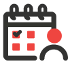 Extended leave for life events icon