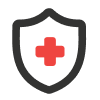 Comprehensive health coverage icon