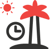 Generous PTO to rest and recharge icon