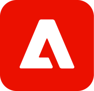 The adobe experience manager logo.
