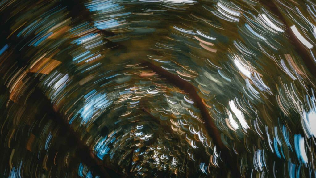 Blurred image of blue and brown colors.